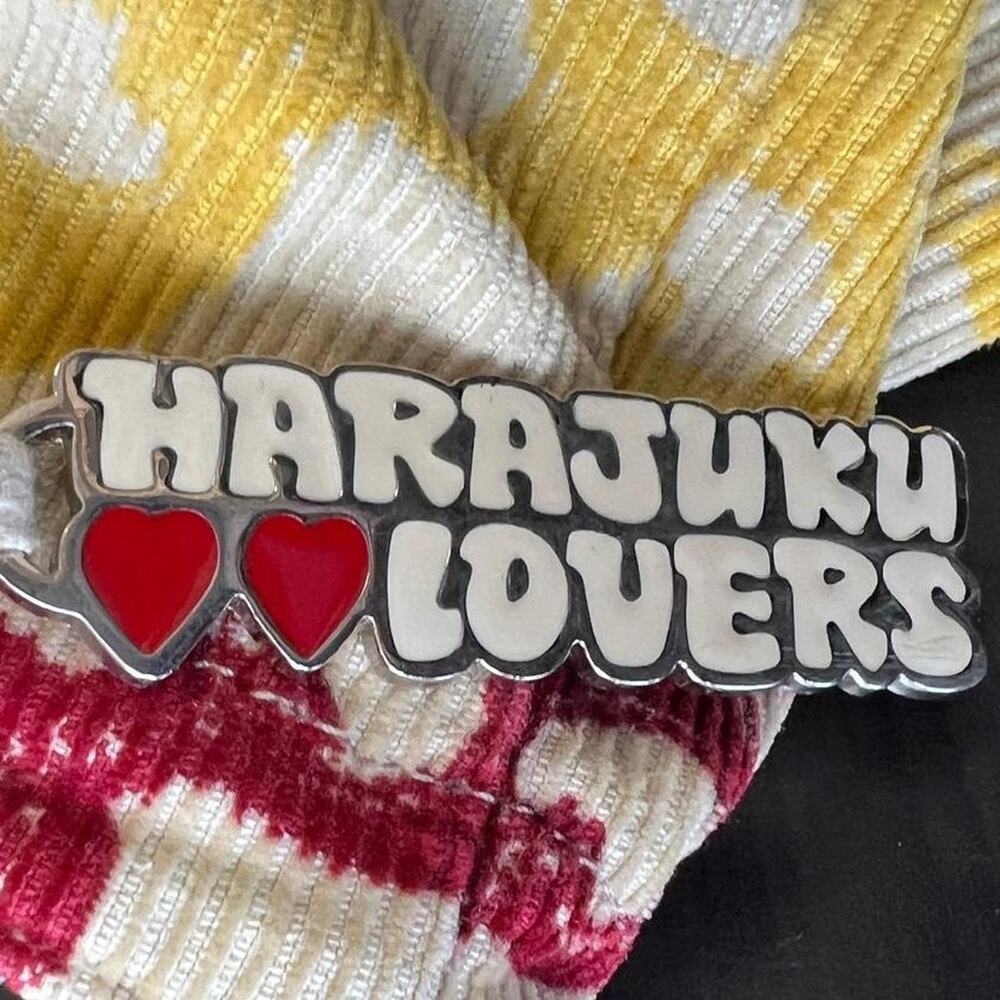 Harajuku Lovers Multicolored Corduroy Tote Bag - Picture 3 of 6